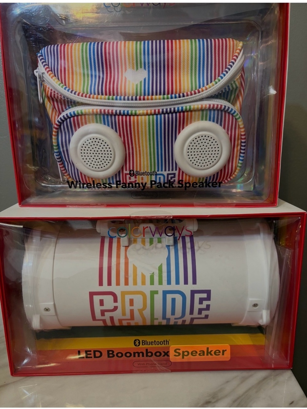 Pride Wireless Bluetooth Fanny Pack & Bluetooth Speaker Bundle